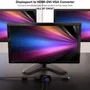 Nanocable Conversor DisplayPort a HDMI/DVI/VGA 20 cm Negro